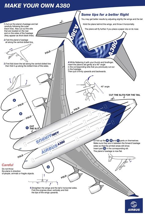 Paper model aircraft wings