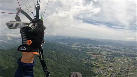 Paragliding in the morning