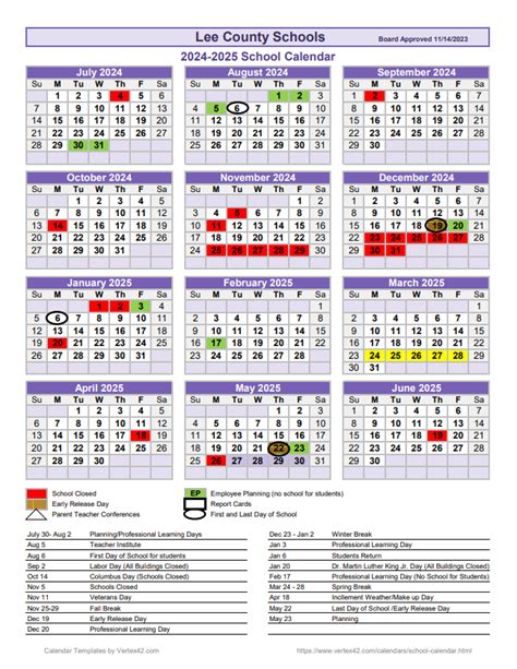 Parma City School District Calendar Overview