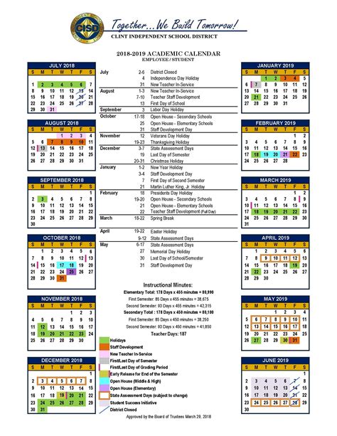 Pasadena Tx Isd School Calendar