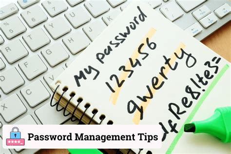 Password Management Tips