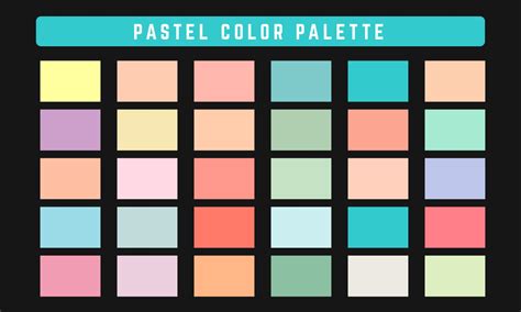 Pastel color palette