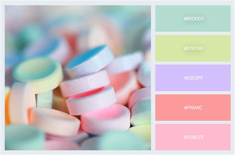 Pastel Color Palettes Creations