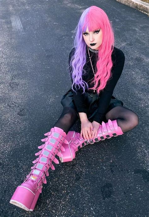 Pastel goth style