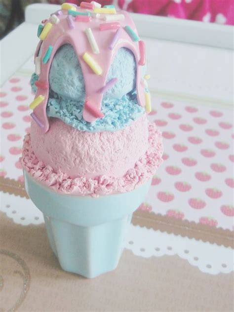 Pastel colored ice cream cones