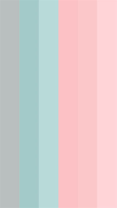 Pastel pink and mint color palette