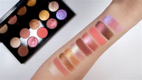 Pat McGrath Mini Palette swatches