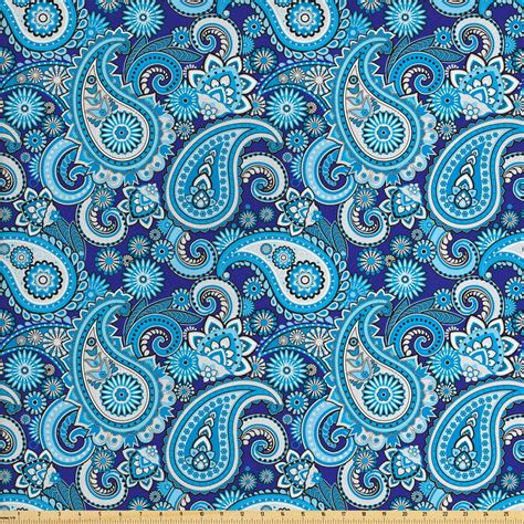 Patterned Textiles Blue Orange