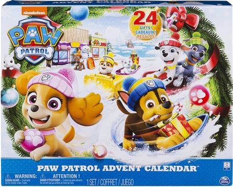 Paw Patrol Advent Calendar Features