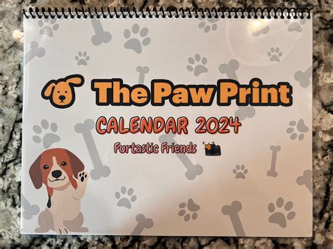 Paw Print Calendar Techniques