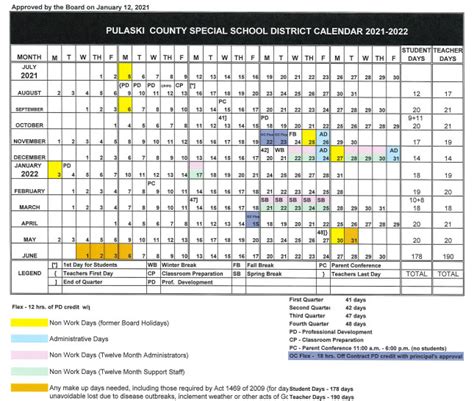 PCSSD School Calendar Image 5