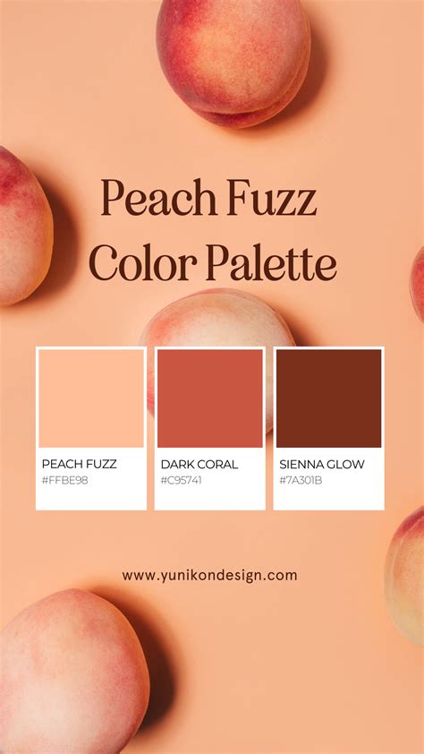 Peach Fuzz Color Combinations