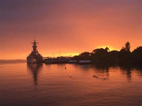 Pearl Harbor Sunset