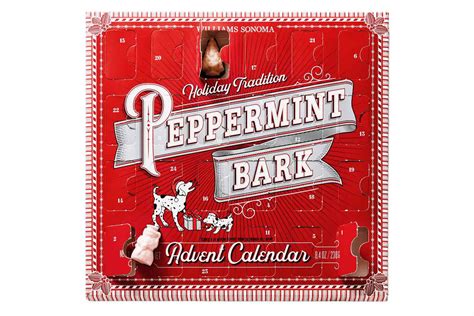 Peppermint advent calendar candies