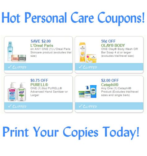 Personal Care Coupons