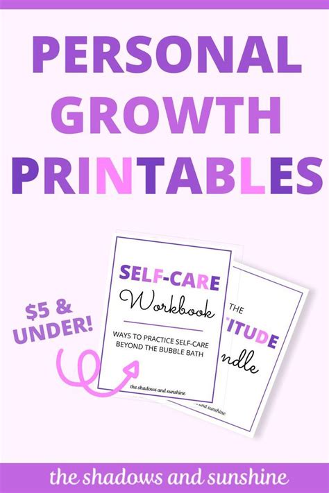 Personal Growth Printables