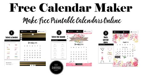 Personalized calendar template