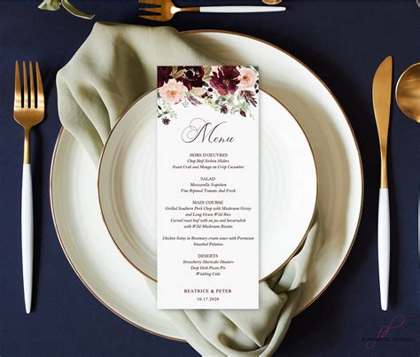 Personalized Menus