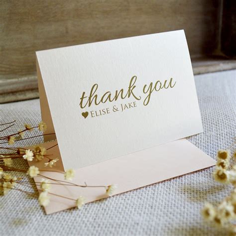 Description of Personalized Thank You Cards