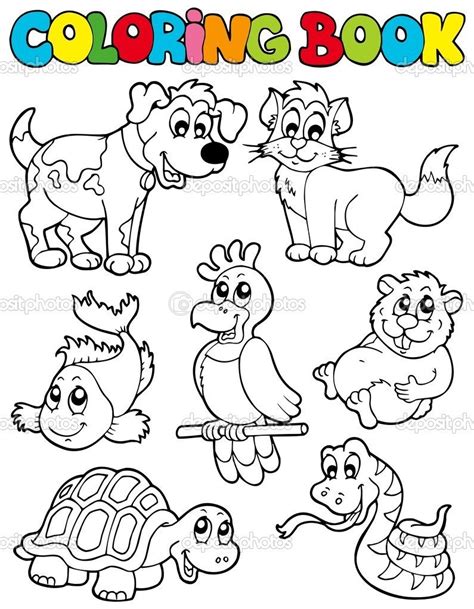 Pet Animal Coloring Pages