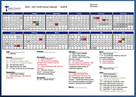 PGCPS School Calendar Image 8