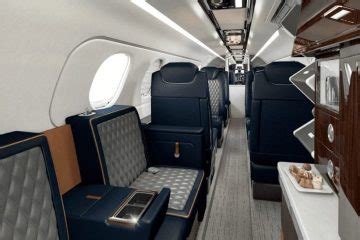 Luxurious interior of the Phantom 3000 Jet