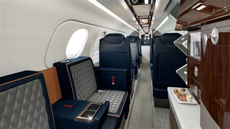 Luxurious interior of the Phantom 3000 Jet