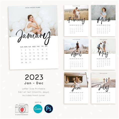 Photo Calendar Template