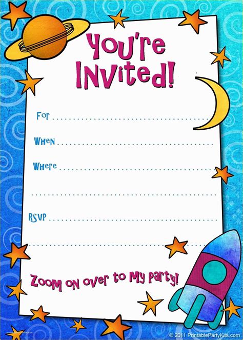 Photo Printable Invites