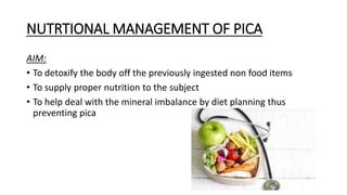 Pica and nutrition deficiencies