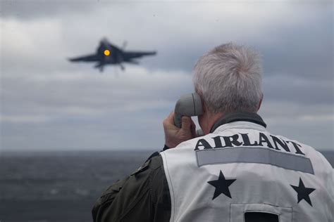 Pilots Training for Carrier Landing