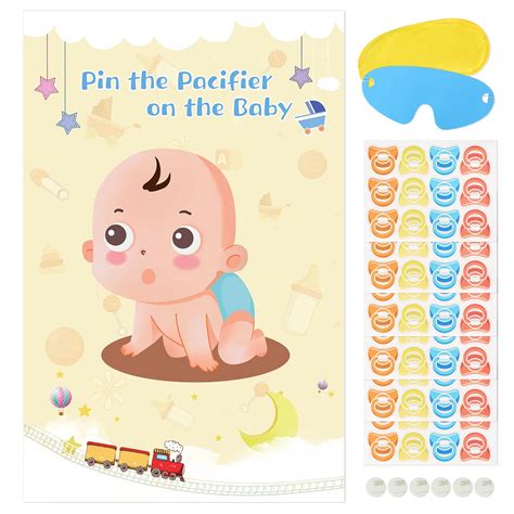 Pin the Pacifier on the Baby Game