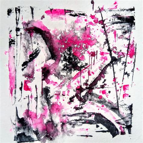 Pink and Black Art