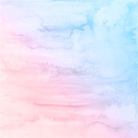 Pink and Blue Watercolor