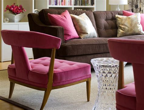 Pink and Brown Furniture