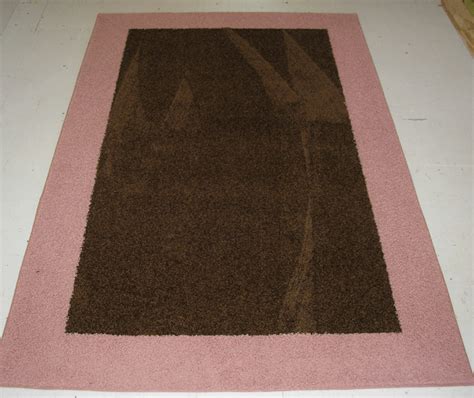 Pink and Brown Rug