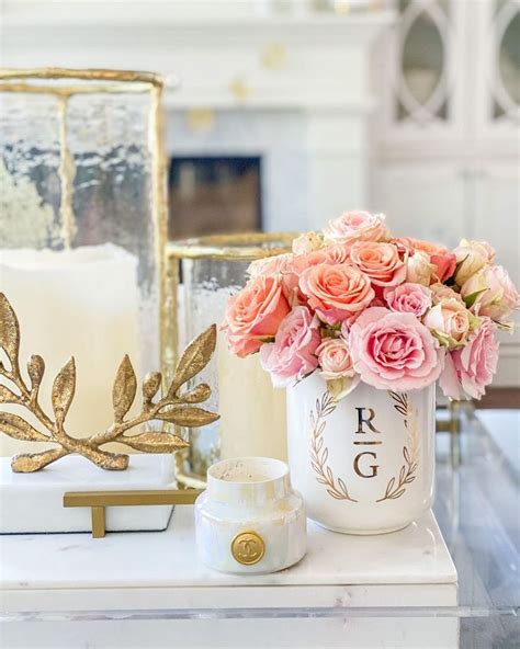 Pink and Gold Decor