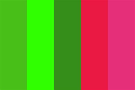 Pink and Green Color Palette