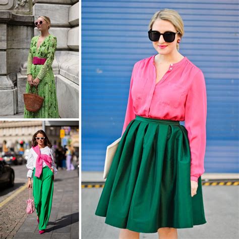 Pink and Green Fashion