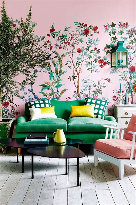 Pink and Green Home Decor