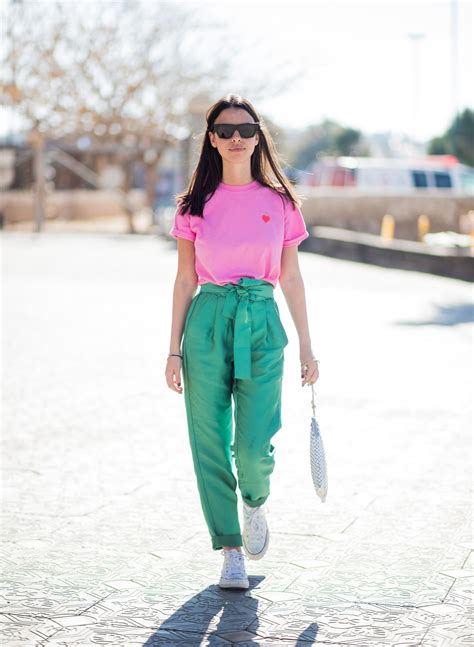 Pink and Green Outfit