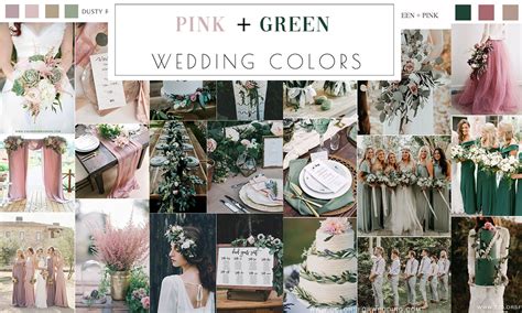 Pink and Green Wedding