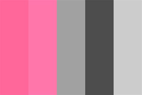 Pink and Grey Color Palette Branding