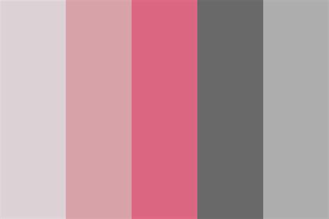 Pink and Grey Color Palette Fashion