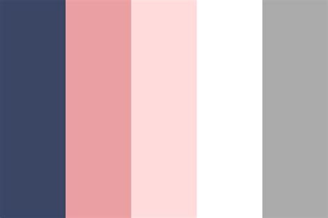 Pink and Grey Color Palette Fashion Design