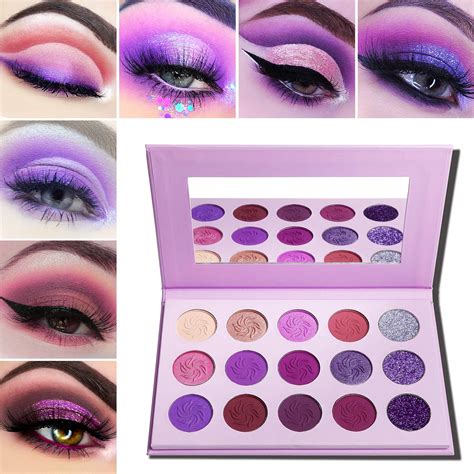 Pink and Purple Eyeshadow Swatches