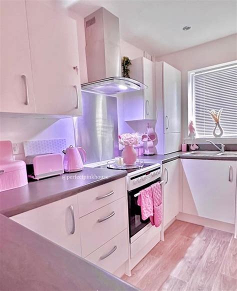 Pink and white home decor