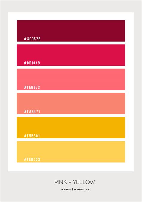 Pink and Yellow Color Schemes 8