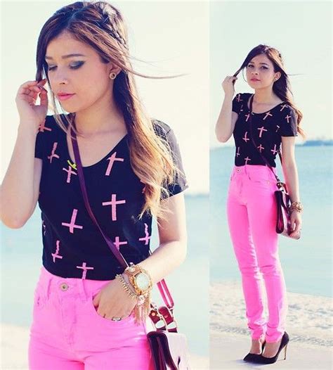 Pink and Black Fashion