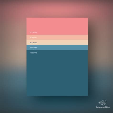 Pink Blue Color Palette 8